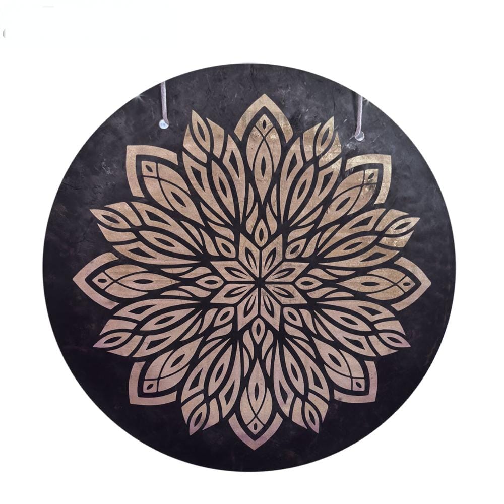 gong with pattern